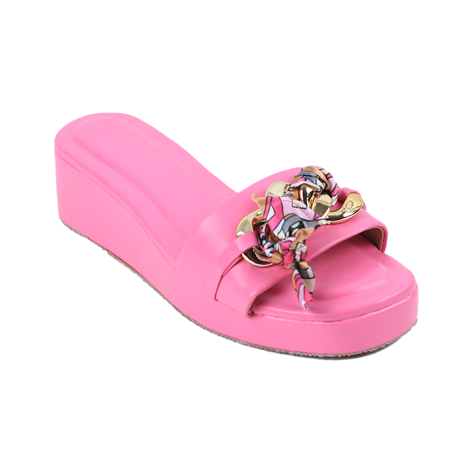 Pink Slip-on Sandals